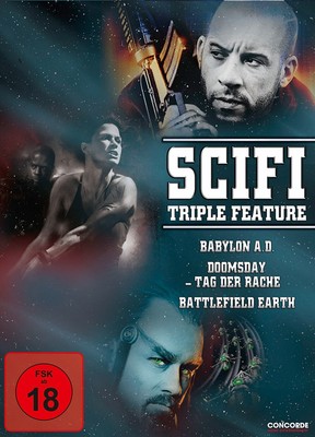 SciFi Triple Feature (Doomsday, Battlefield Earth, Babylon AD) # 3-DVD-NEU