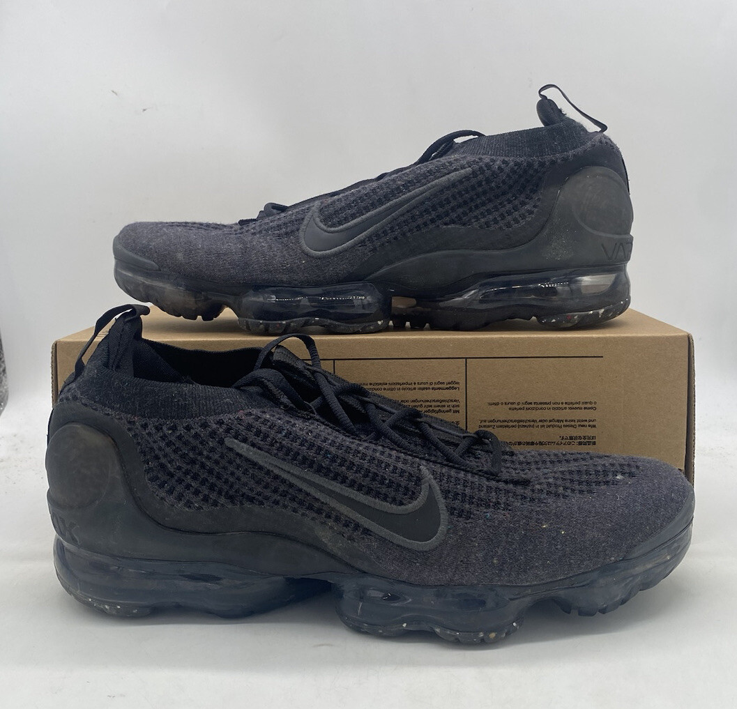 スニーカー Nike Air Vapormax 2021 DH4084-001 Nike Air Vapormax 2021 Flyknit Triple Black Anthracite