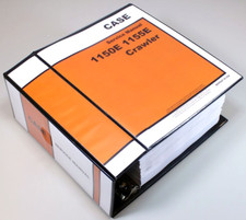 Case 1150e 1155e Crawler Dozer Loader Service Technical Manual Repair In Binder