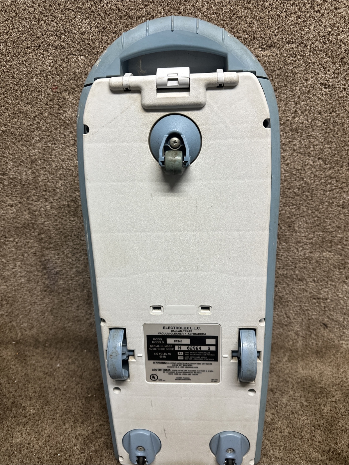 ELECTROLUX GUARDIAN C134E Vacuum Cleaner CANISTER ONLY Works Great HEPA