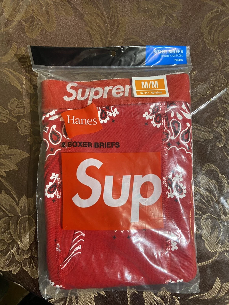 Supreme Hanes Bandana Boxer Briefs Mサイズ-