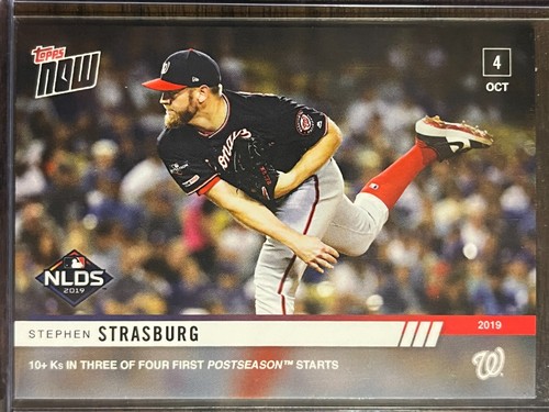 2019 Topps Now 958 Stephen Strasburg