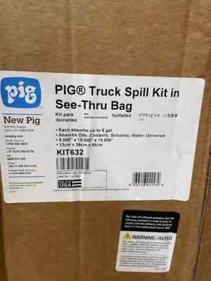 Pig Kit632 Truck Spill Kit See-Thru Bag