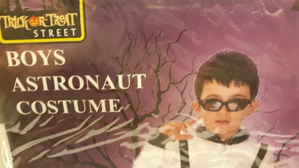 Disfraz de Astronauta Niños 7/9 Años Blanco Traje Espacial NASA - Traje de Astronauta Solo Nuevo Foto 2 de 3