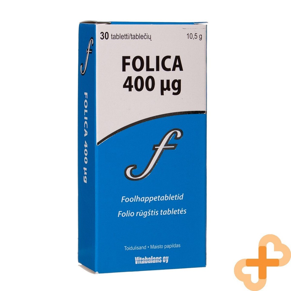 VITABALANS OY FOLICA 400 Mcg Of Folic Acid 30 Tablets Supplement Vitabalans oy folica 400 mcg of folic acid 30 tablets supplement