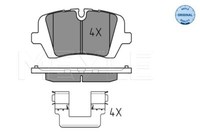 Meyle 025 257 2016 Brake Pad Set, Disc Brake For Land Rover