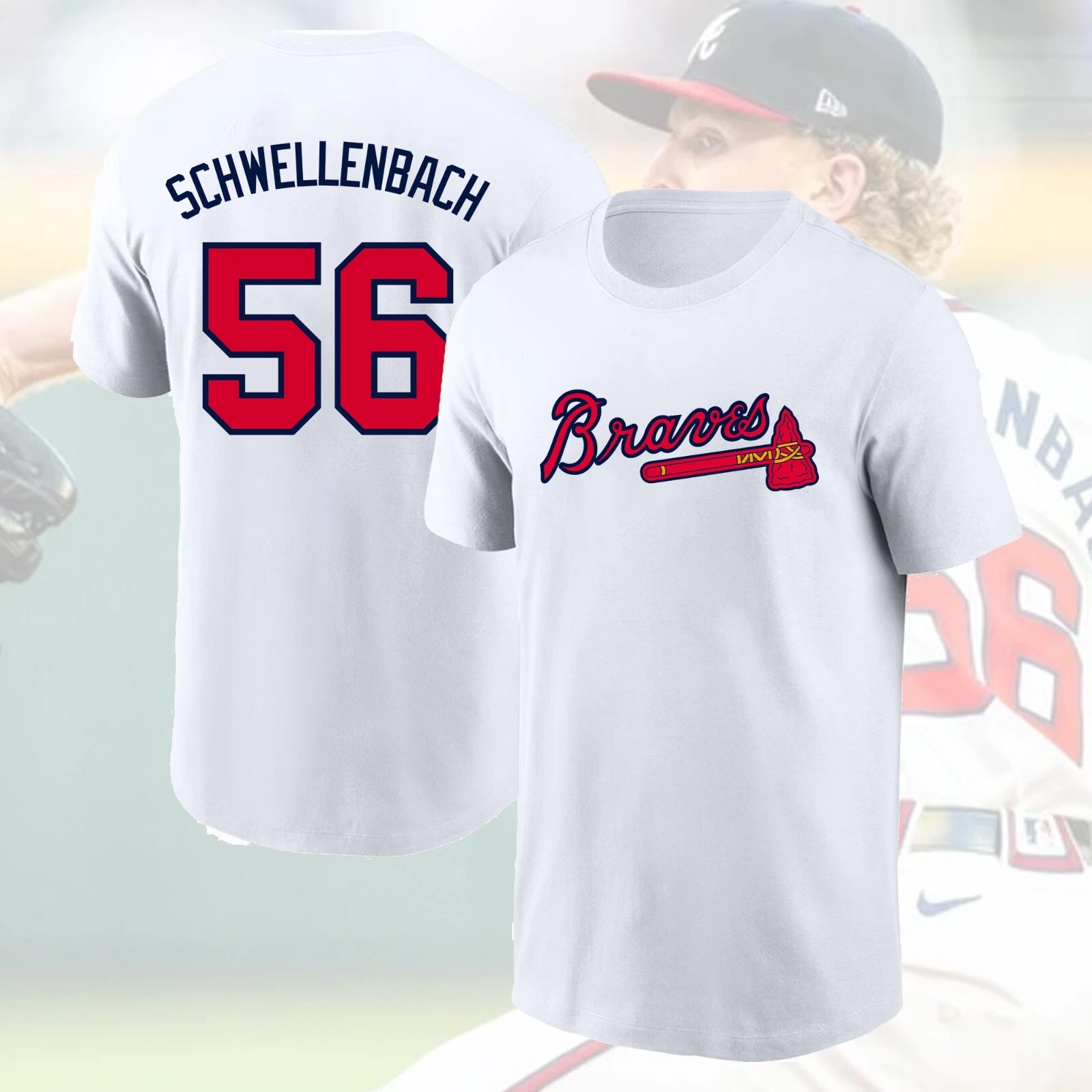 Spencer Schwellenbach #56 Atlanta Name & Number, Fan Gift