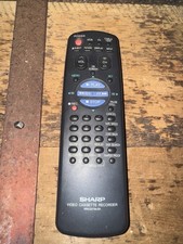 Genuine Sharp RRMCG0055AJSA VCR / TV / Cable Remote Control Original OEM