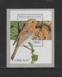 GUINEA #1273 1995 BIRDS OTTIME CONDIZIONI NH O.G S/S