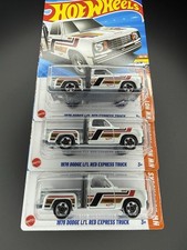 Hot Wheels 1978 Dodge Li’l Red Express Truck Lot of 3 – 1:64 Diecast