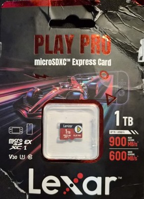 Lexar PLAY PRO 1TB microSDXC Express Card for Nintendo Switch 2