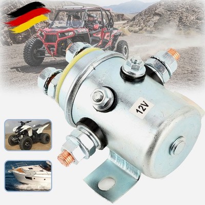 Windenrelais 200A Kontaktschalter Strom Motor Magnetschalter 12V Windenrelais DE