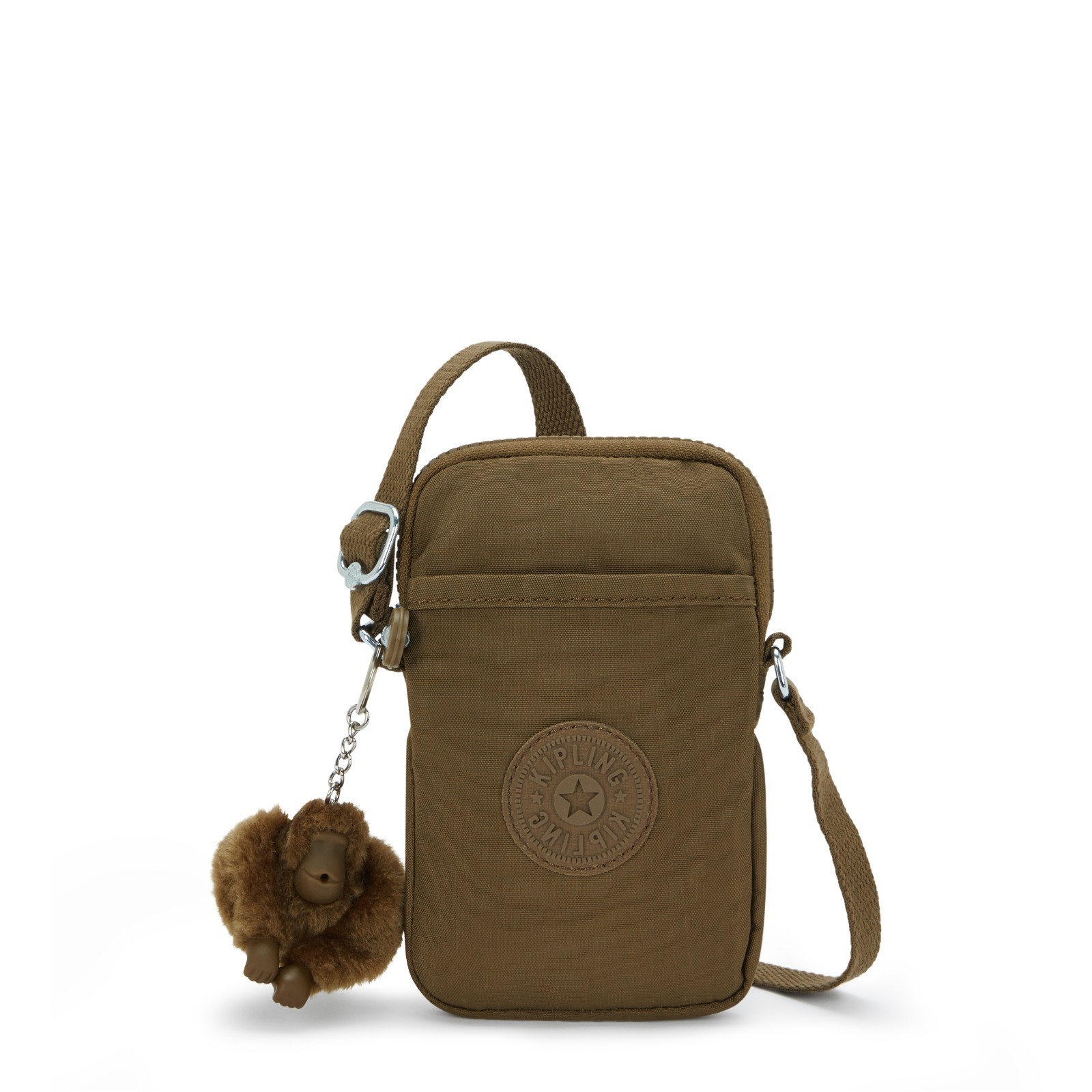 Kipling TALLY Phone Bag With Adjustable Crossbody Strap- Smooth Khaki RRP £39