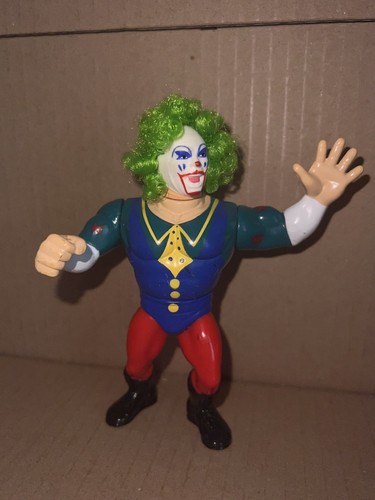 1993 Hasbro WWF Doink The Clown Series 9 Purple Wr...