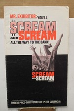 SCREAM AND SCREAM AGAIN Official Movie Campaign Press Book (1970) Vincent Price