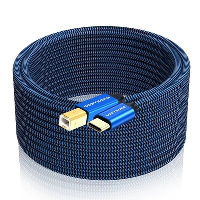 USB C Printer Cable 10ft, High Speed USB C to B Printer Cord Compatible with ...