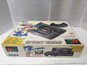 SEGA Mega Drive 16BIT Console Sonic Japan  Box