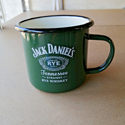 Jack Daniels 1x Tasse Emaille RYE Whiskey