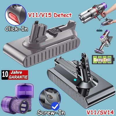 Für Dyson V11 Akku SV15 Click-In / SV14 Screw-In Typ Absolute Animal Staubsauger