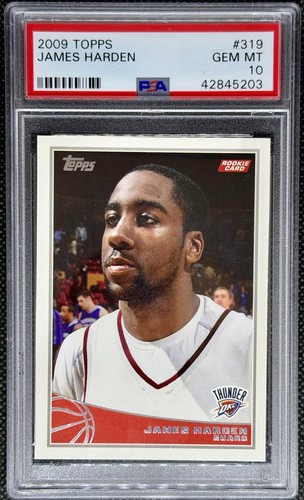 James Harden #319 2009 Topps card