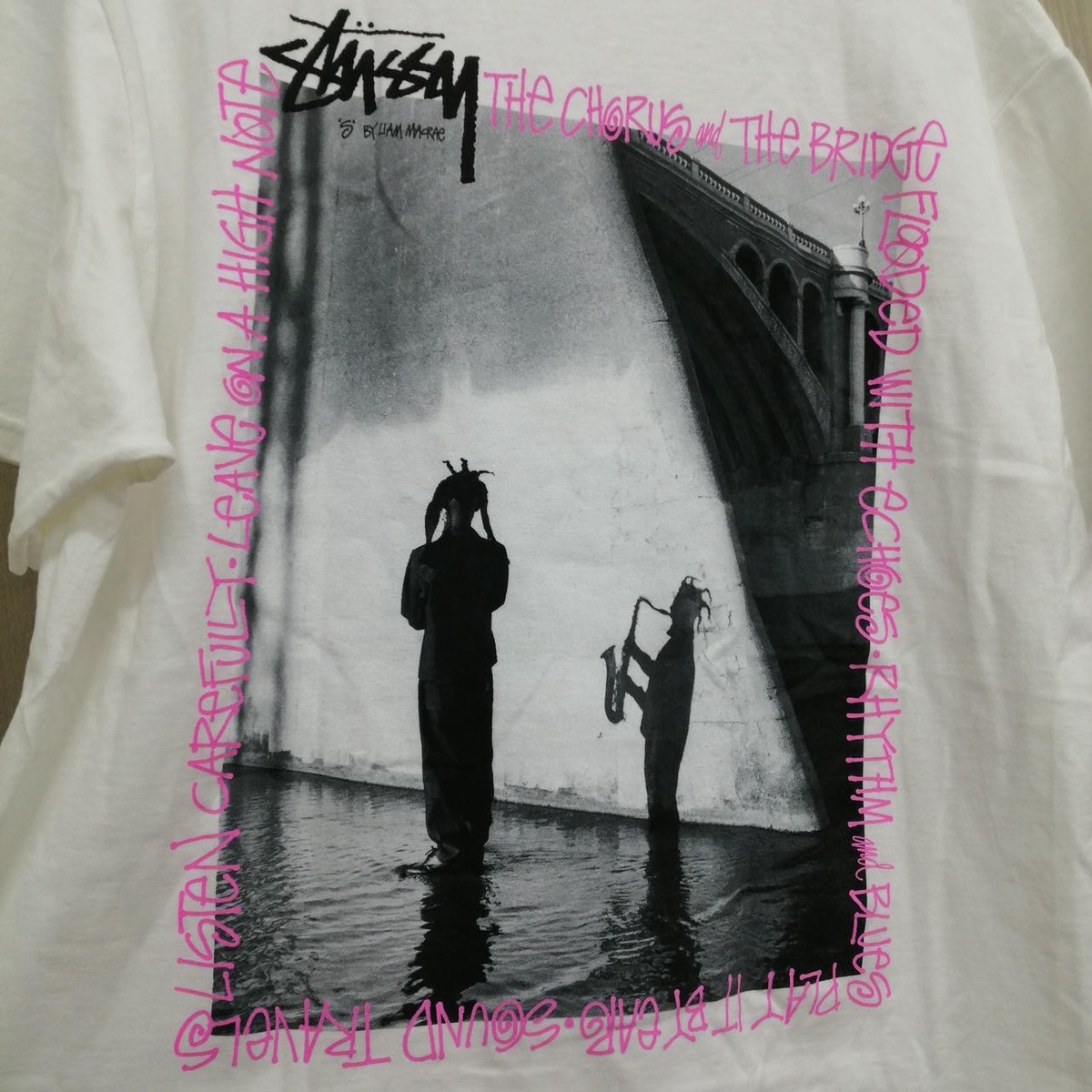 Excellent Stussy Rn 94974 Shadowman Jazzman T-Shirt | eBay
