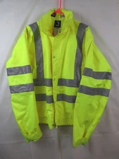 Berne REFLECTIVE BOMBER Large Tall JACKET HI-VIZ ANSI Class 3 level 2