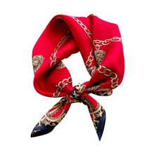 Mulberry Silk Scarfs Neck Scarf Small Square Hair Bandana Women Gift 21x21 Inch
