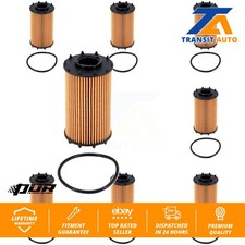 Engine Cartridge Oil Filter (8 Pack) For Audi Porsche Macan Cayenne Q7 SQ5 S5 Q8