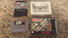 Super Nintendo SNES Wings 2 Aces High Game Namco BOX and TESTED