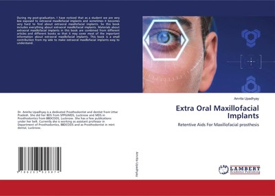 Amrita Upadhyay | Extra Oral Maxillofacial Implants | Taschenbuch | Englisch