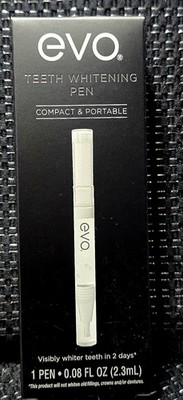 Evo Teeth Whitening Pen Compact Portable 1 Pen 0.08 oz Dental Floss Mint Lot