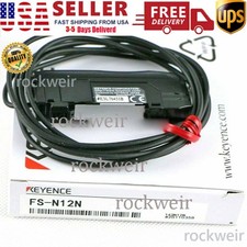 1PC New Keyence FS-N12N Fiber Optic Sensor FSN12N In Box US Free TAX
