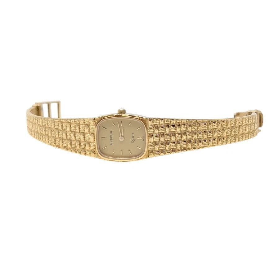 Bucherer Vintage Ladies Quartz Watch Gold Plated Swiss Made Retro Luxury - Image 3 of 4