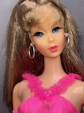 1966 Vintage Barbie Twist N Turn Doll TNT Silver Ash Brunette w/ Extravaganza