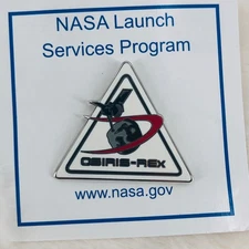 NASA Launch Services OSIRIS-REX Astroid Sample Mission Enamel Lapel Pin