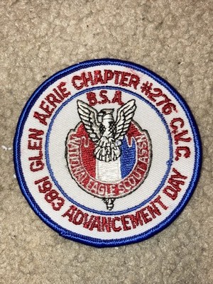 Boy Scout BSA 1983 Clinton Valley Michigan Council NESA Glen Aerie Chapter Patch