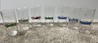 Vintage Mobil Pegasus Classic Car Glasses Set of 7 Pristine Shape 1960s — photo 1
