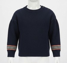 Burberry Baby's Little Girl's Blue Amelia Icon Stripe Sweater Size 2Y