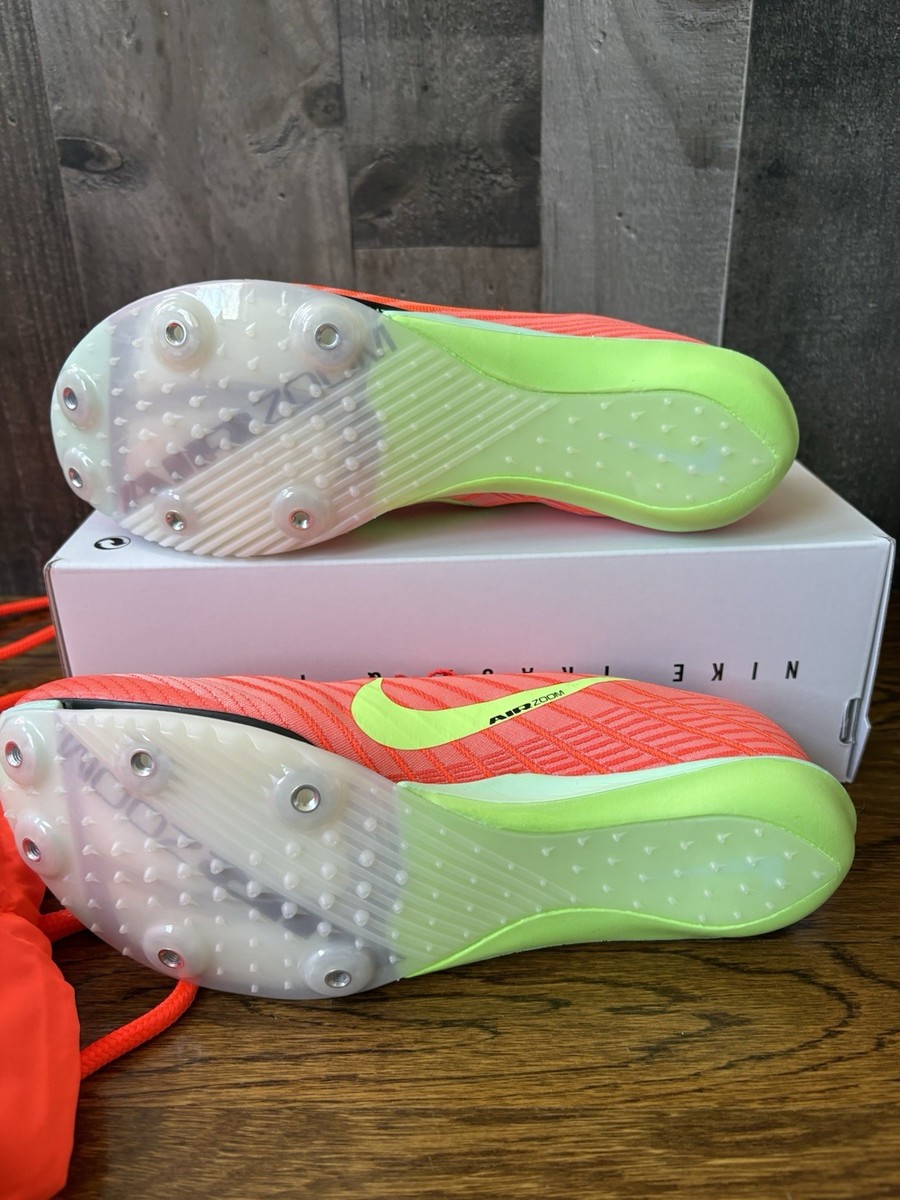 Nike Air Zoom Max Fly 2 Spikes Bright Crimson Men's Sz 8.5 Track