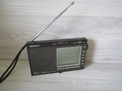 SONY ICF-7600DA 15 BANDS WELTEMPFÄNGER RADIO MIT KOFFER - BITTE LESEN