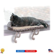 Orthopedic Cat Window Hammock with Removable Bolster - Supports Up to 40 lbs