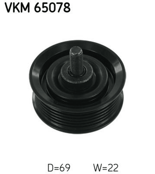 Umlenk FüHrungsrolle Keilrippenriemen FüR Hyundai KIA Grand Santa FÉ I30 Kombi-image