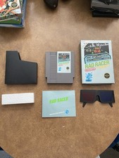 Rad Racer NES Nintendo 1987 5 Screw CIB Complete in Box w/ 3-D Glasses