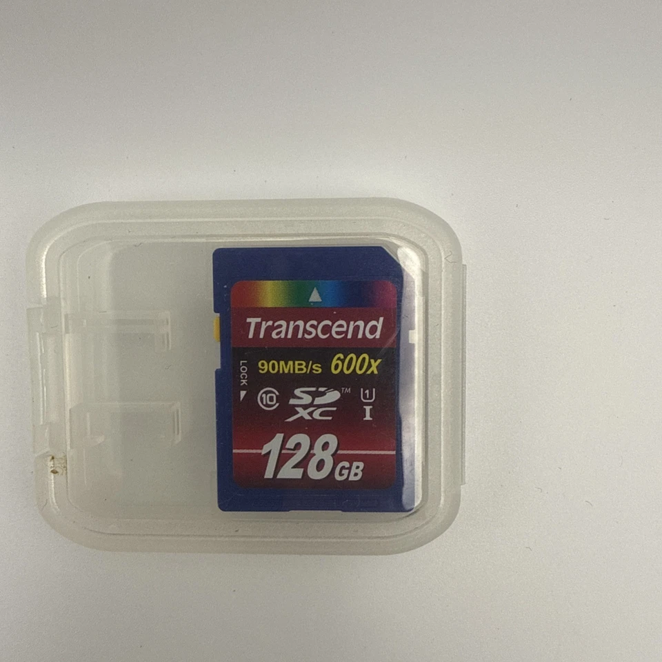 Transcend 128GB SDXC Class 10 UHS-1 Flash Memory Card Upto 90MB/s TESTED WORKING - Image 4 of 4
