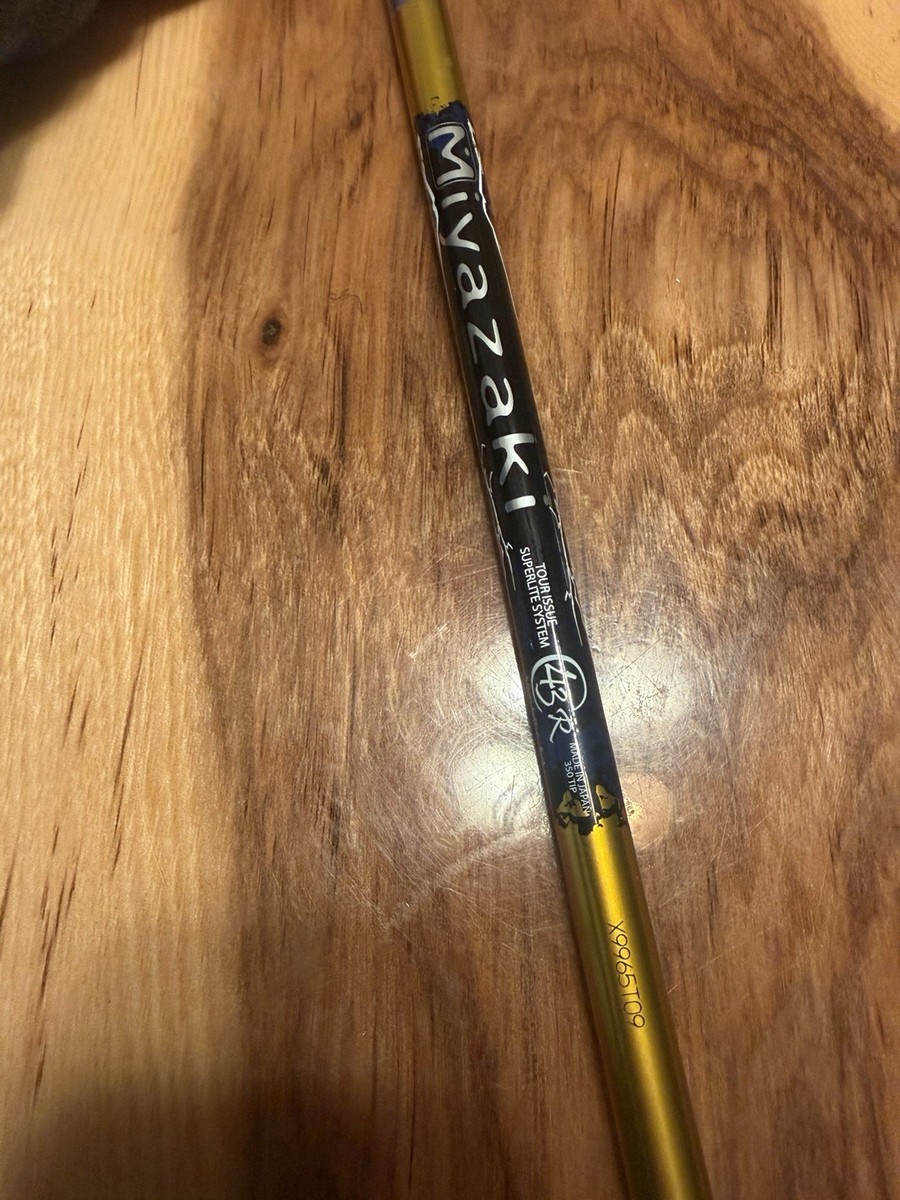 Miyazaki Graphite Golf Club Shaft Gold Black Model X965T09 | eBay