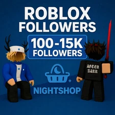 Roblox Followers | 100-15k | FAST DELIVERY! ⚡