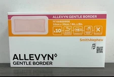 Smith & Nephew Allevyn Gentle Border Silicone Dressing 4"x8" 66800900 Box of 10