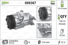 1 x Klimakompressor VALEO 699367 für