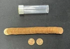 1955 S Uncirculated Wheat Cent Roll All Red RD 50 BU UNC Coins 1c Penny