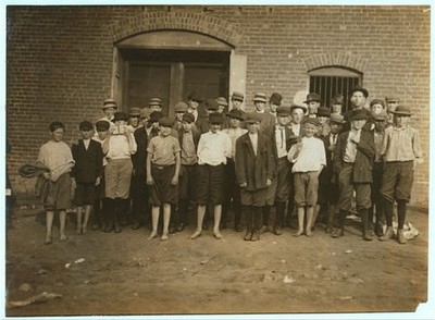 Danville Virginia 1911 Cigarette Factory Workers Closing Hour Beach Boys